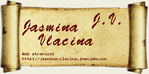 Jasmina Vlačina vizit kartica